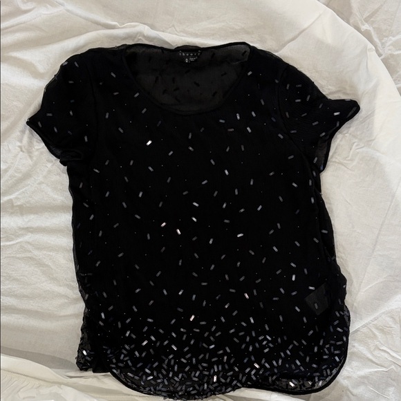 Theory Tops - Theory Black Short Sleeve Tee